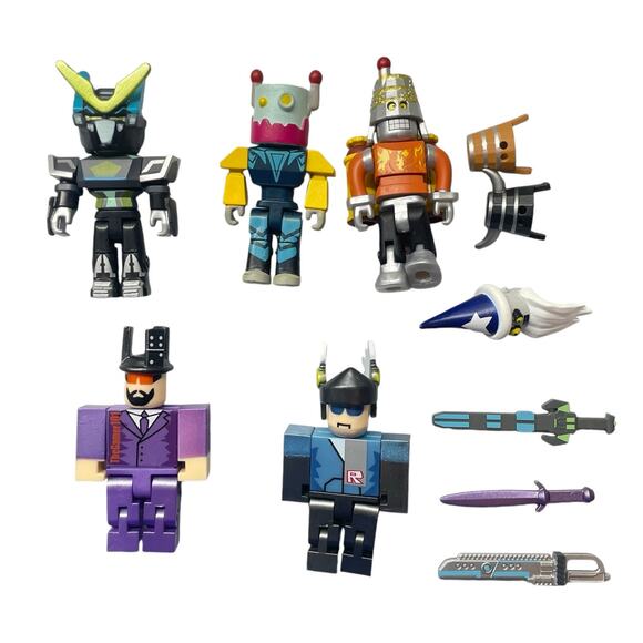 Roblox Mixed Lot Random Figures Random Accessories No Codes Robot Gamer - Picture 1 of 4